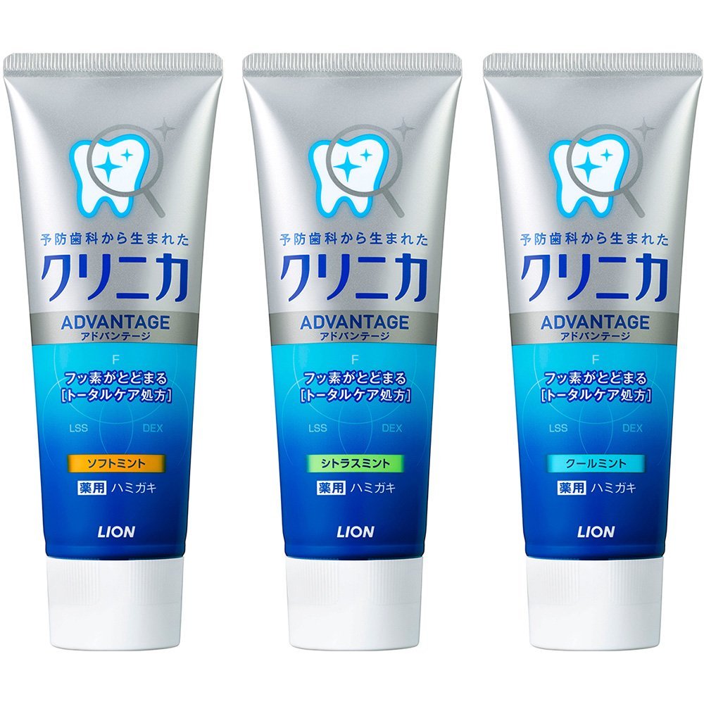 Teeth Whitening Japan - 3 sztuk japonia Lion Clinica Mint