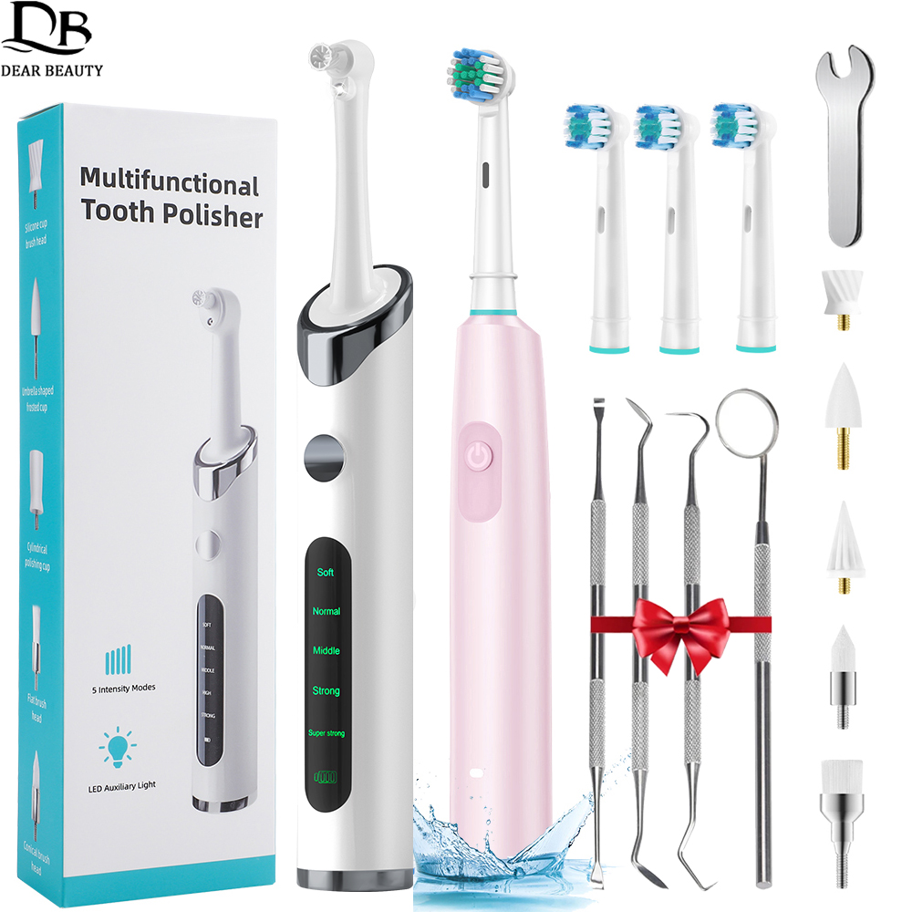 Teeth Whitening Toothbrush - Elektryczny polerka do zębów, skaler dentystyczny,