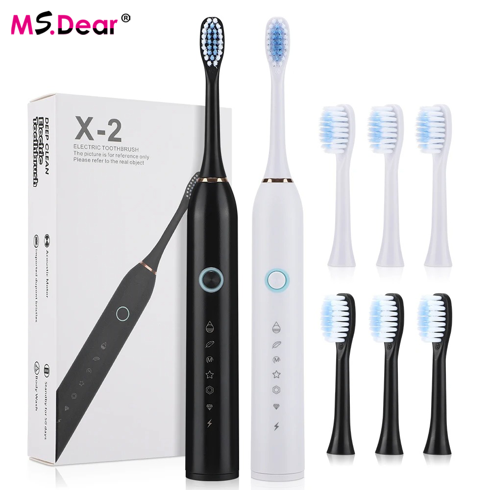 Teeth Whitening Toothbrush - Inteligentna soniczna szczoteczka elektryczna dla dorosłych,