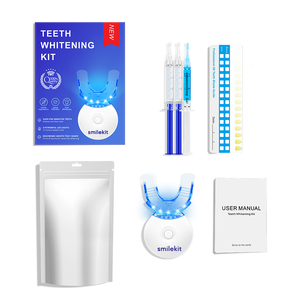 Teeth Whitening Essence - Zestaw do wybielania zębów - 5-krotny