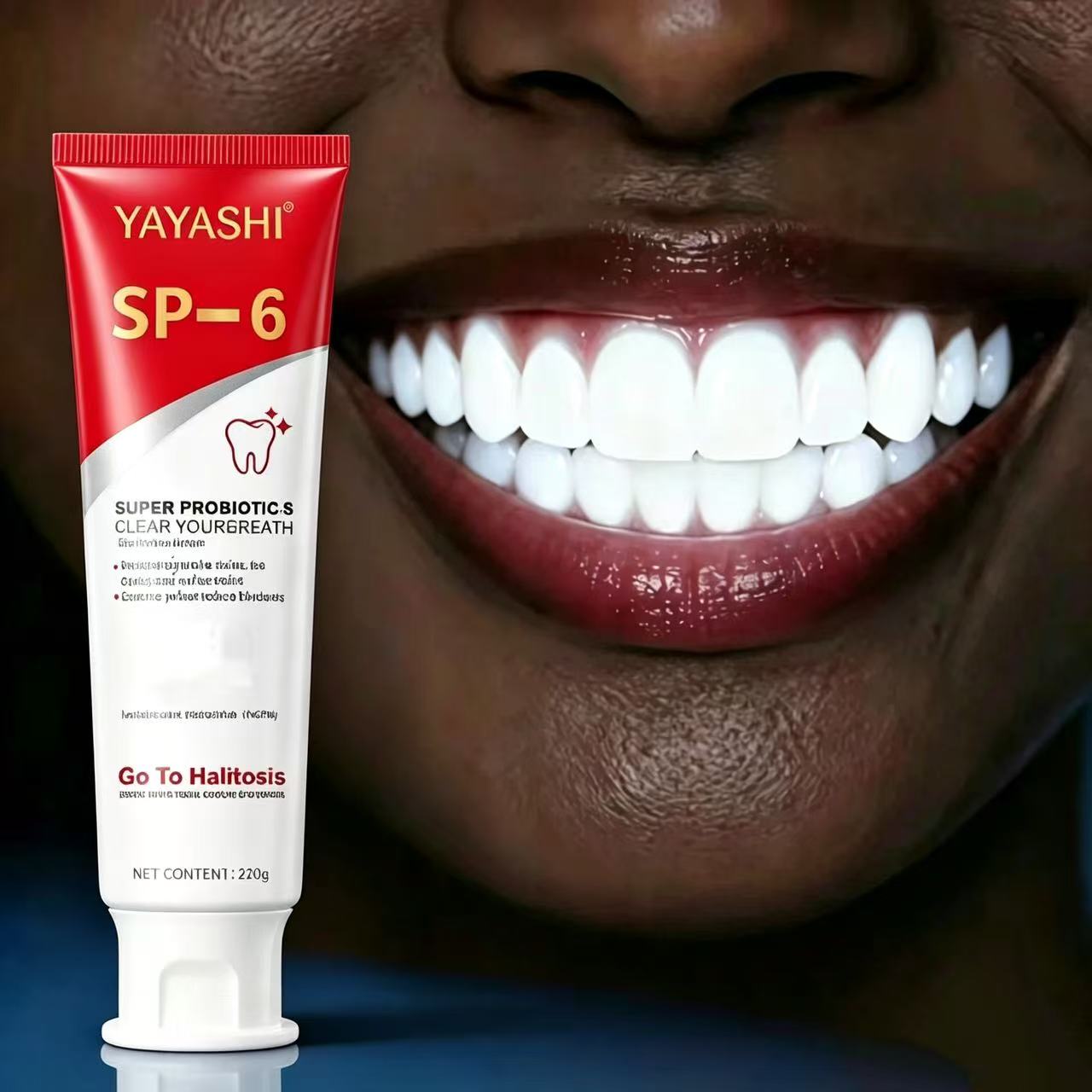 Teeth Whitening Treatment - Pasta do zębów Sp-6 Probiotyczna, rozjaśniająca,
