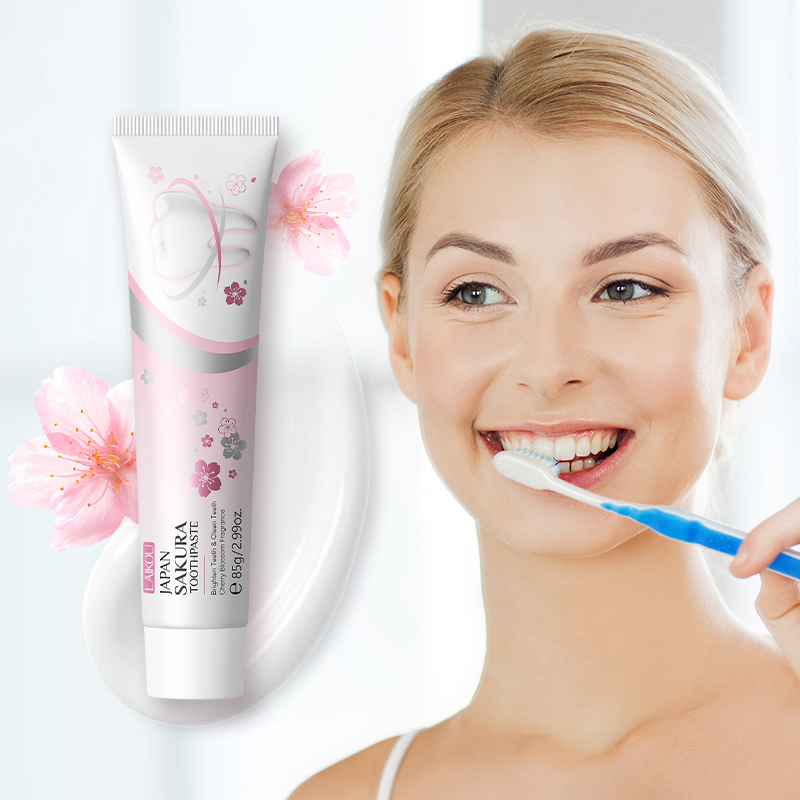 Teeth Whitening Japan - LAIKOU Japan Sakura Pasta do zębów