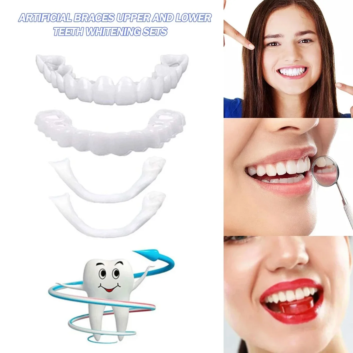 Teeth Whitening Vape - Okładziny na zęby Wybielanie zębów Protezy