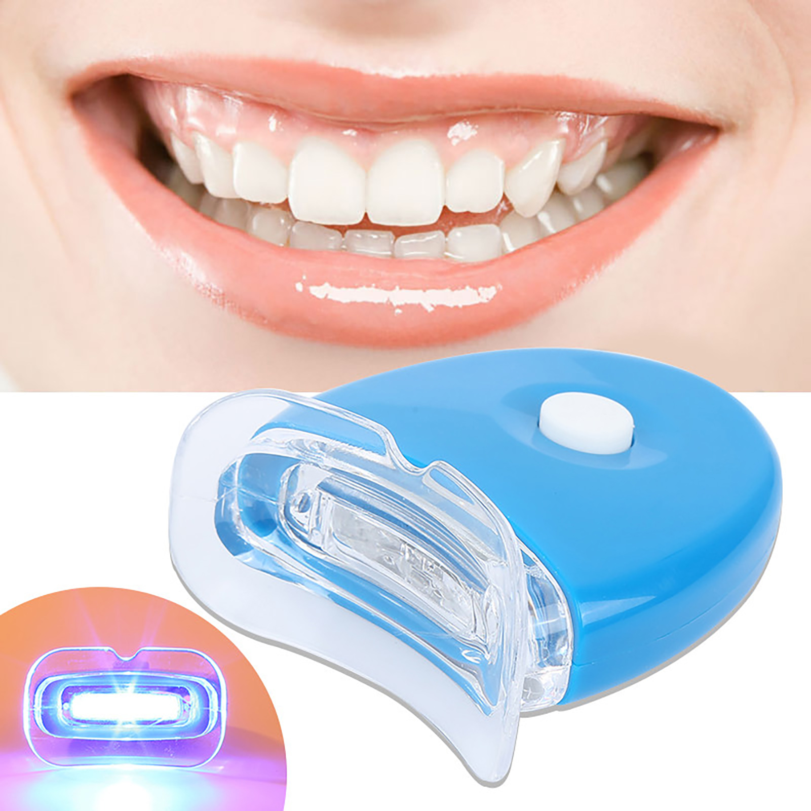 Teeth Whitening Led Kit - Akcelerator wybielania zębów Światło Uroda Zdrowie