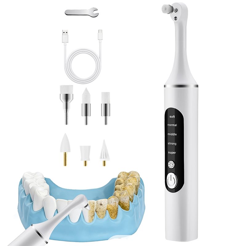 Teeth Whitening Toothbrush - Elektryczna polerka do zębów A83G-LED z