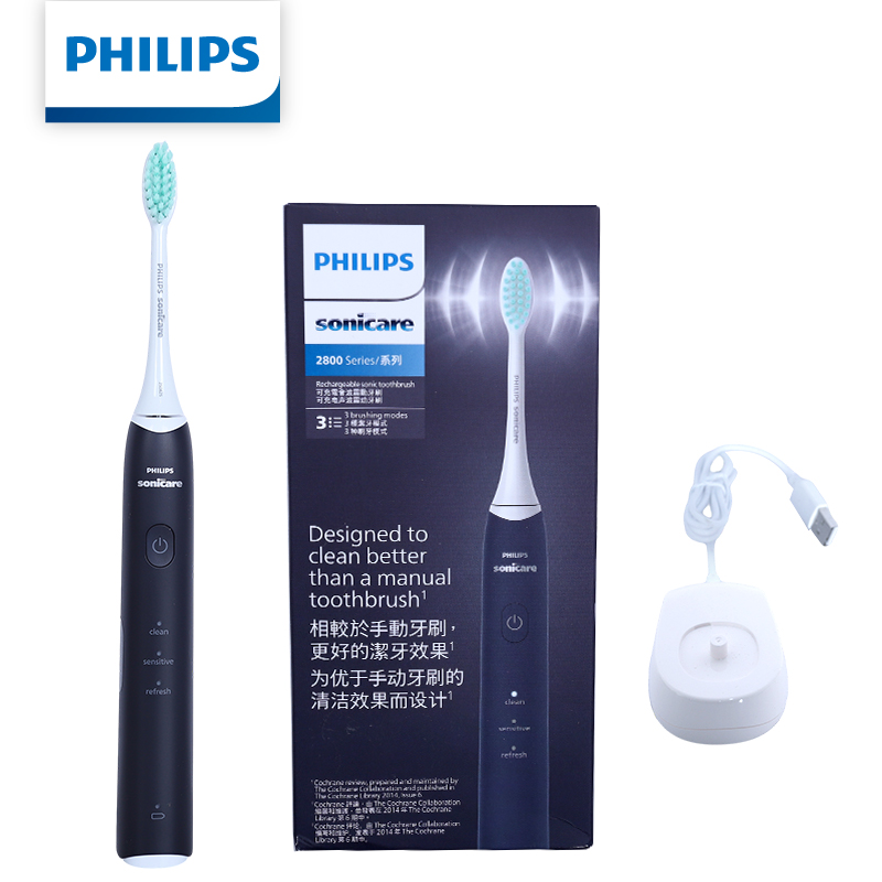 Teeth Whitening Toothbrush - Elektryczna szczoteczka soniczna Philips Sonicare HX2418,