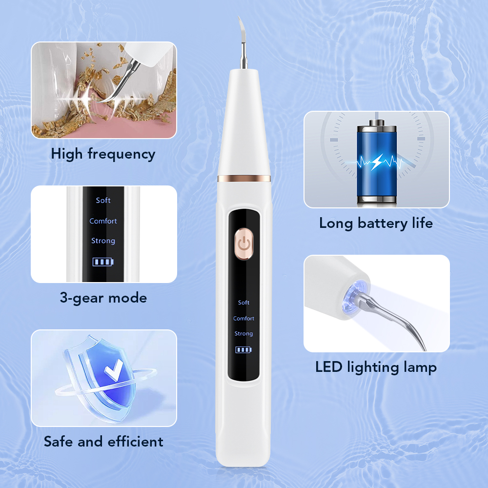 Teeth Whitening Tips - Ultradźwiękowy skaler dentystyczny do usuwania kamienia