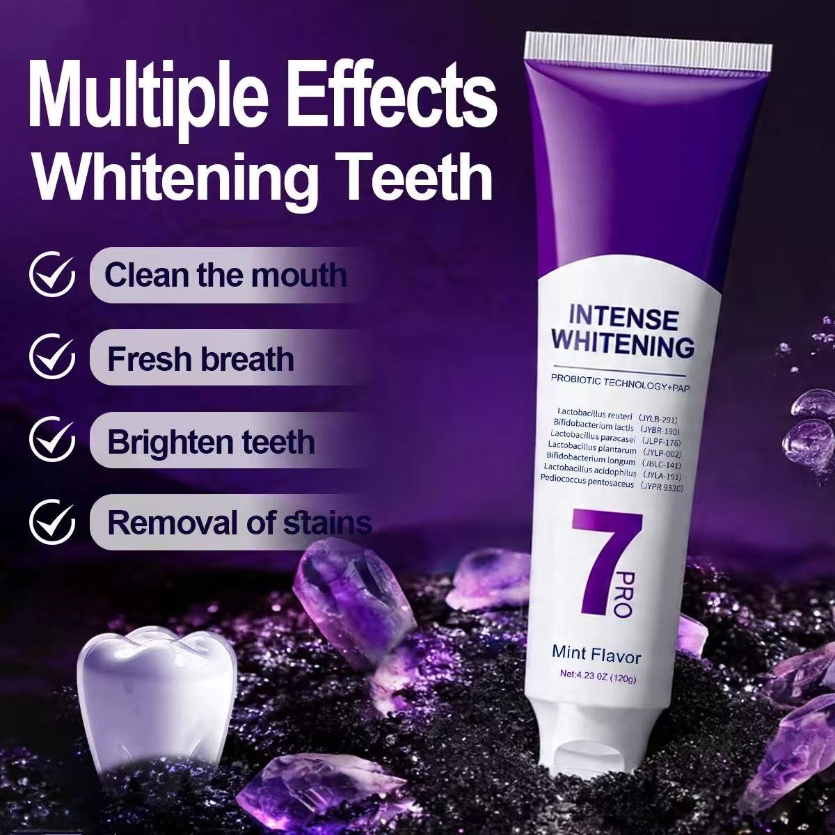 7-Pro Probiotyczna Pasta do Zę – Teeth Whitening Treatment recenzja i cena