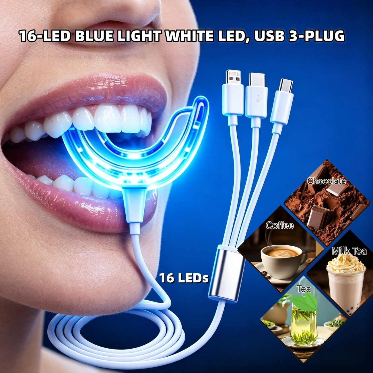 Przenośny zestaw do wybielania – Teeth Whitening Led Kit recenzja i cena