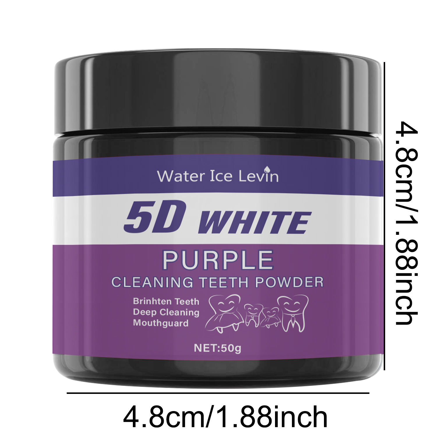 Fioletowy proszek do czyszczen – Teeth Whitening Powder recenzja i cena