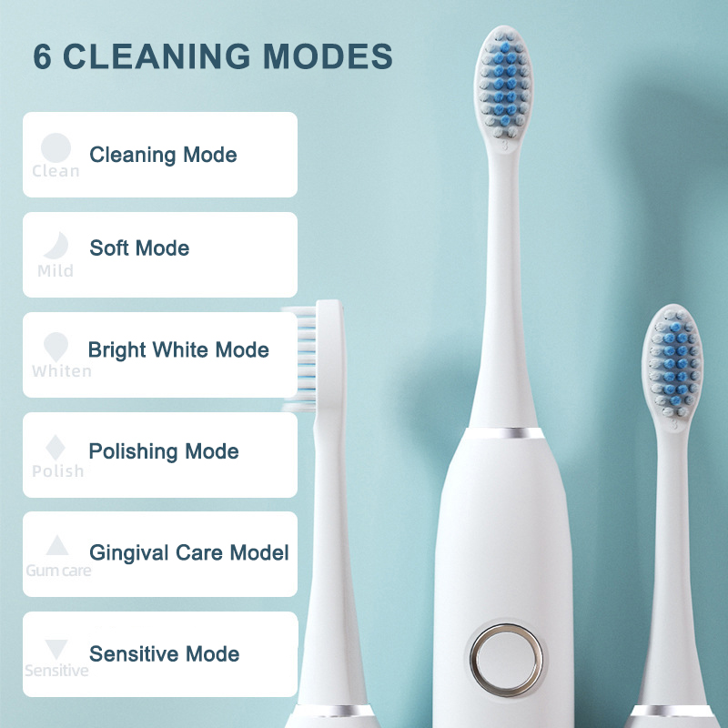 6 trybów elektryczna soniczna  – Teeth Whitening Toothbrush recenzja i cena