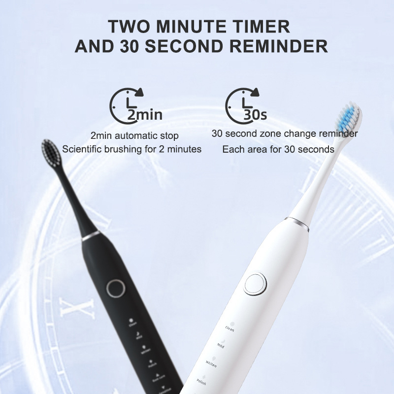 6 trybów elektryczna soniczna  – Teeth Whitening Toothbrush recenzja i cena