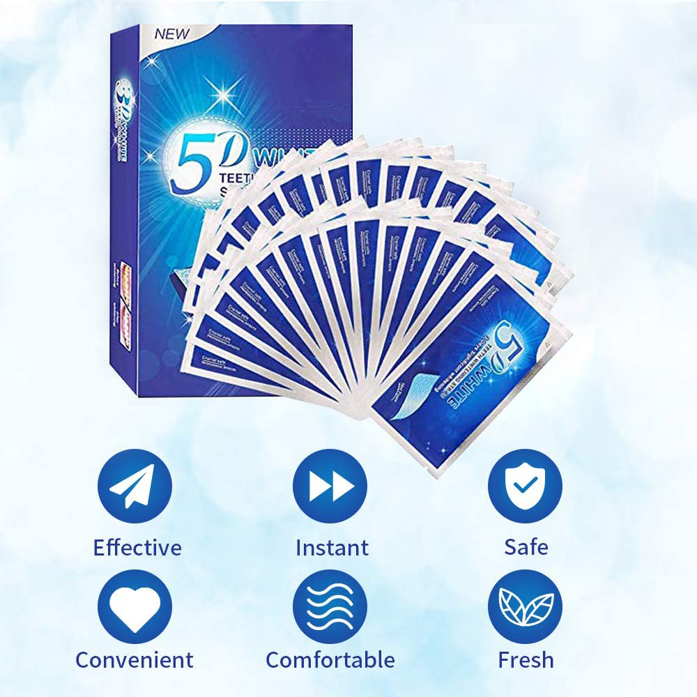 Paski do wybielania zębów 5D,  – Teeth Whitening Led Kit recenzja i cena