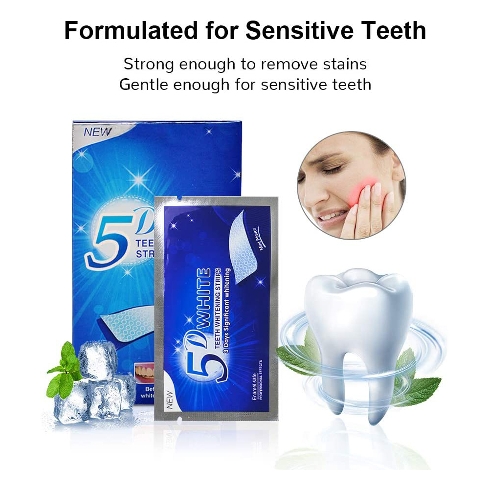Paski do wybielania zębów 5D,  – Teeth Whitening Led Kit recenzja i cena
